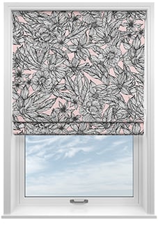 Ted Baker Velvet Vietnam, Pink - Roman Blind